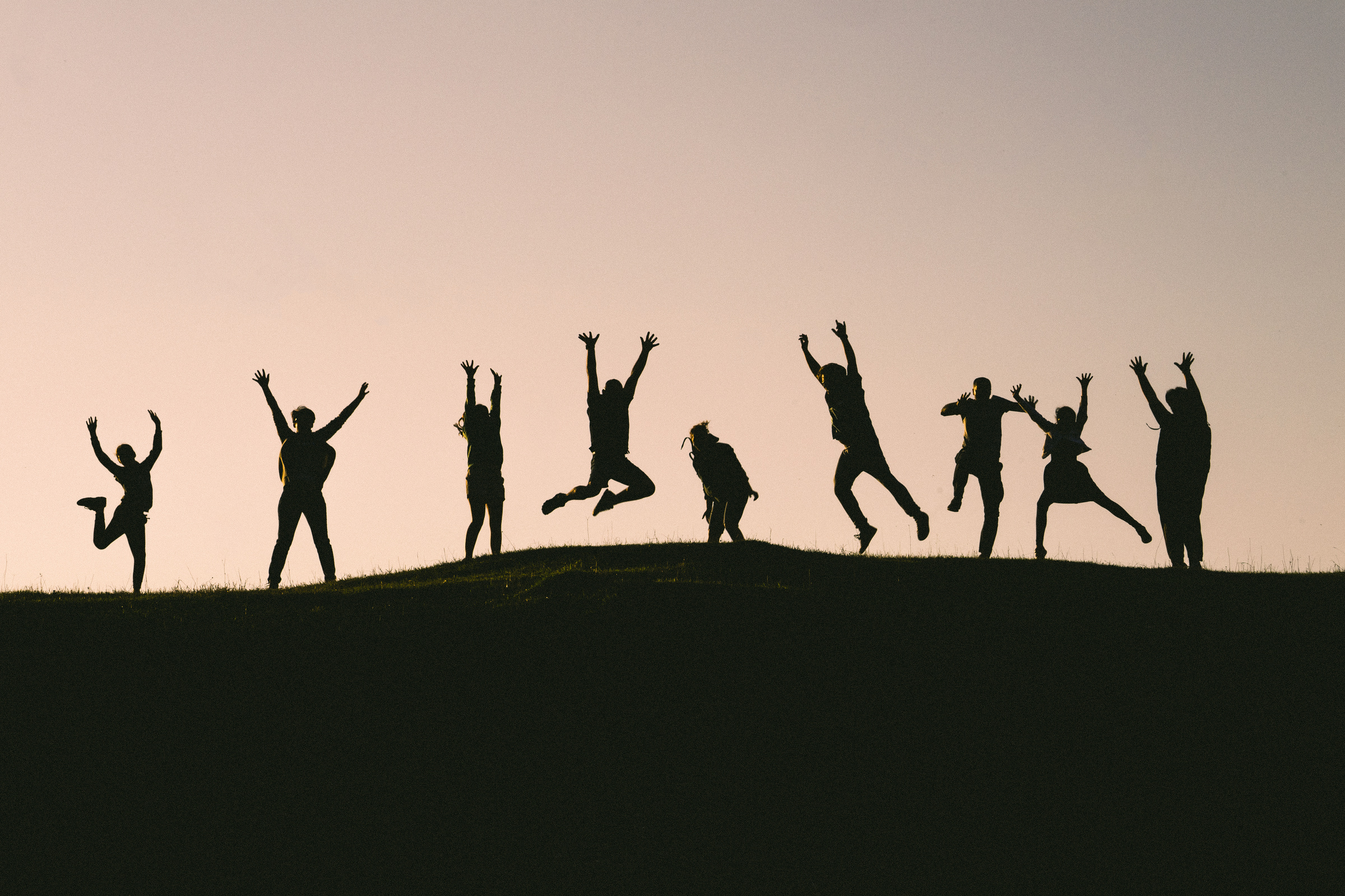 Group of People Silhouette